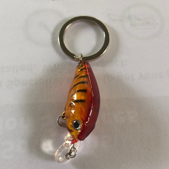 Small Fishing Lure Key Chain - Picture 2 of 3